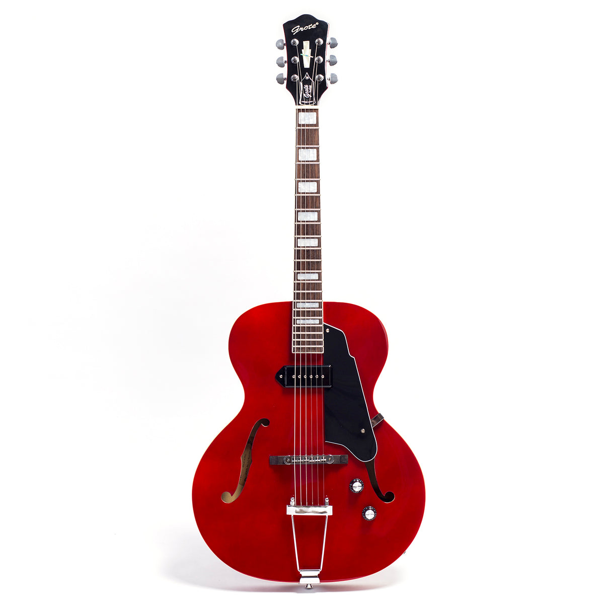 GROTE RED Hollow Body Jazz Electric Guitar GRWB-ZTTR – Grote 