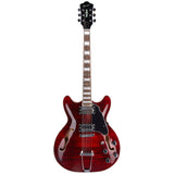 GROTE 335 style Semi-Hollow Body Jazz Electric Guitar with Gigbag