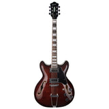 GROTE 335 style Semi-Hollow Body Jazz Electric Guitar with Gigbag